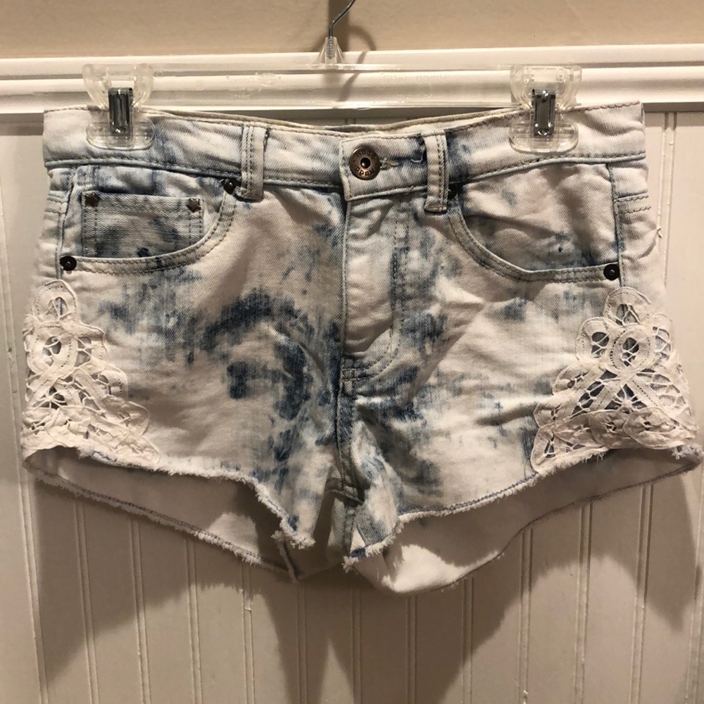 Tie dye shorts